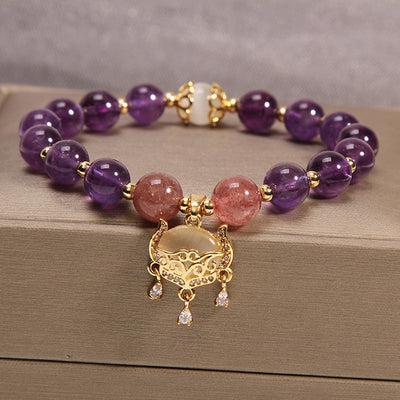 Crown ? Amethyst Jade Bracelet