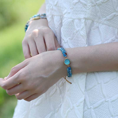 Intense Opal Evil Eye Bracelet