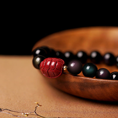 Financial Management • Obsidian Bracelet