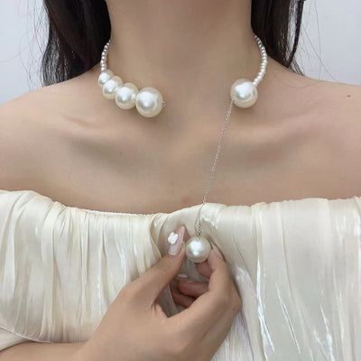 Natural Pearl Tassel Necklace