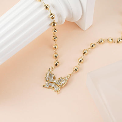 Butterfly Whisper • Crystal Necklace