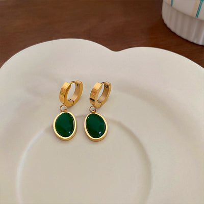 Charm Emerald Pharaoh Earrings