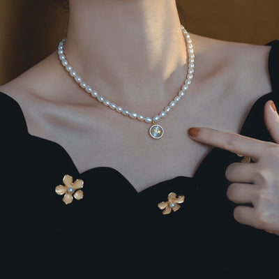 Stars • Pearl & Opal Necklaces