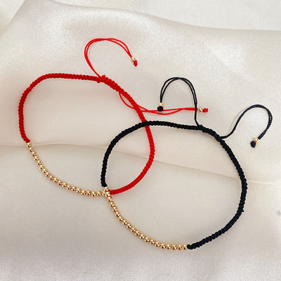 Lucky • Braided Rope Anklet