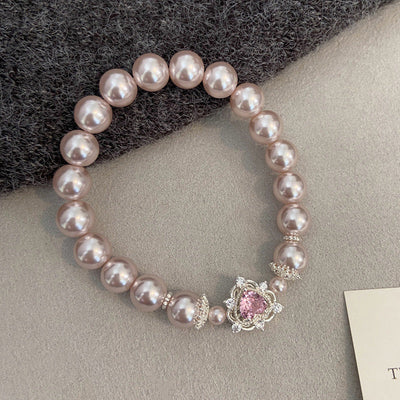 Cherry Blossom • Pearl Bracelet
