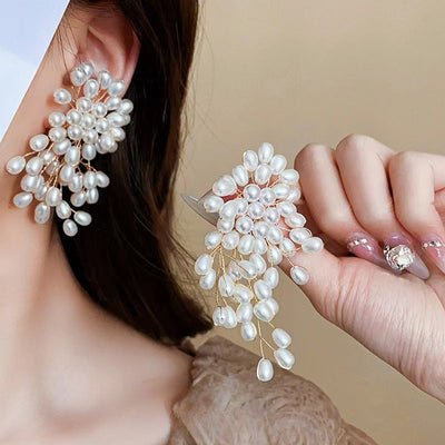 Handmade Gypsophila Pearl Brooch