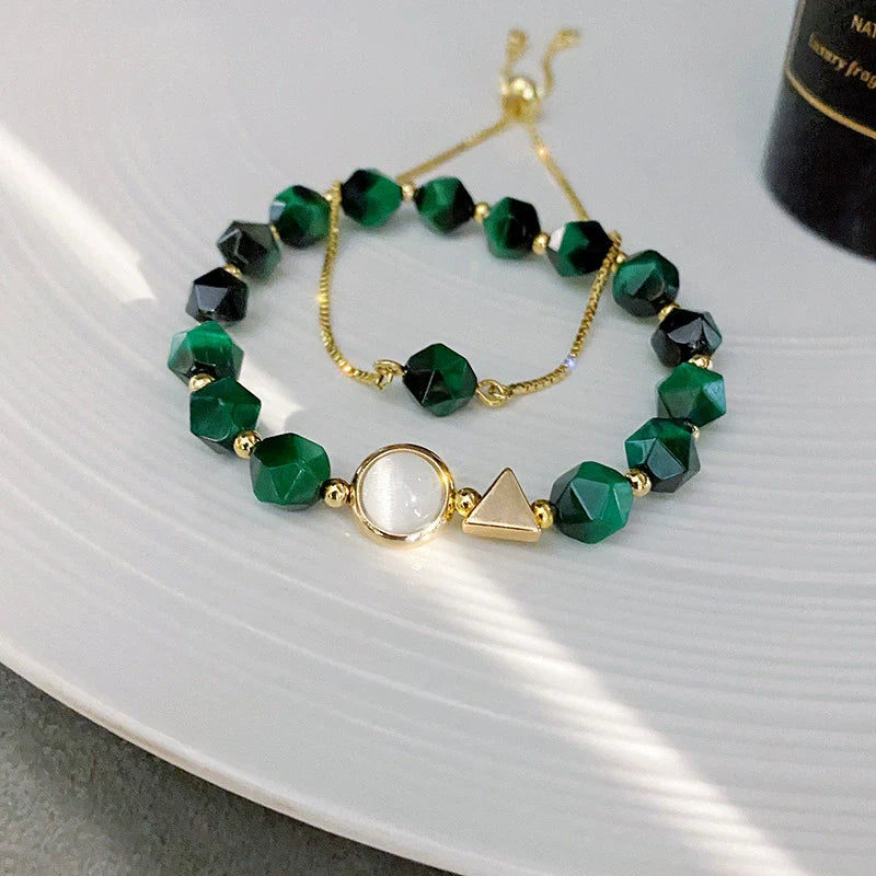Natural tiger eye stone bracelet