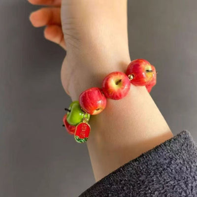 High-Quality Apple Good Luck Bracelet