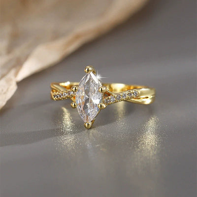 Elegant Marquise • Diamond Ring