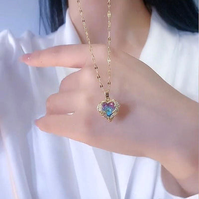 Polaris Heart Crystal Necklace