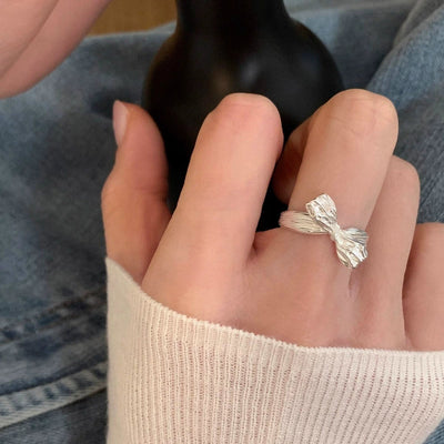 925 silver bow ring