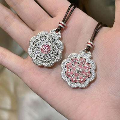 925 Silver Flower Necklace