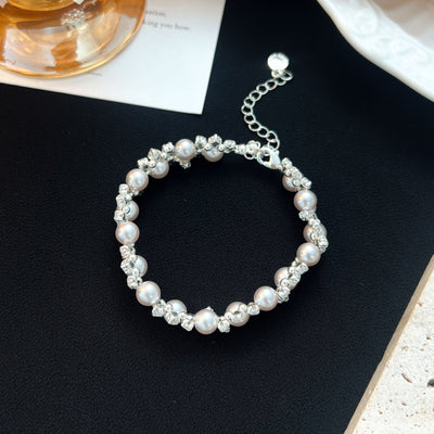 Gentle Light and Shadow • Pearl Bracelet