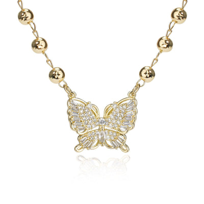 Butterfly Whisper • Crystal Necklace