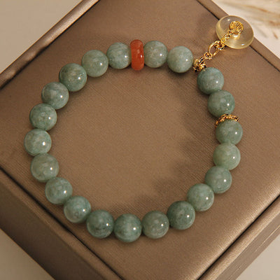 Lucky Clasp • Agate Bracelet