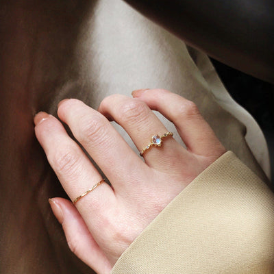 "Sunshine Girl" Moonstone Ring