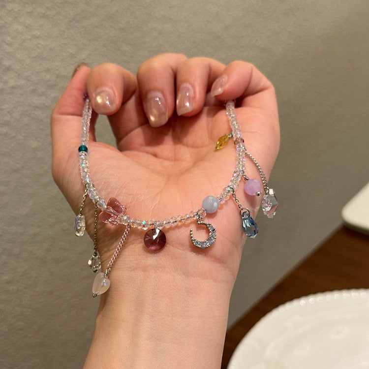 Celestial Drops • Multicolored Beaded Necklace