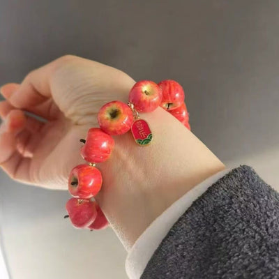 High-Quality Apple Good Luck Bracelet