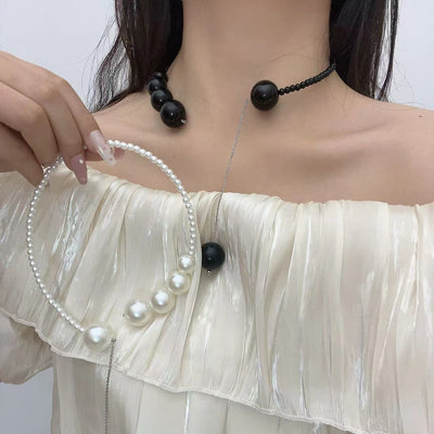 Natural Pearl Tassel Necklace
