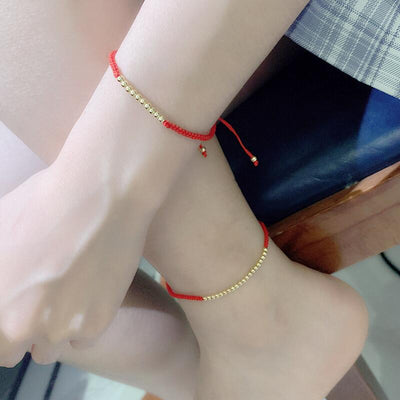 Lucky • Braided Rope Anklet