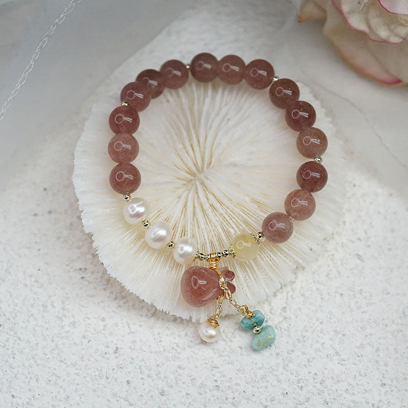 Lucky bag ? Strawberry crystal bracelet