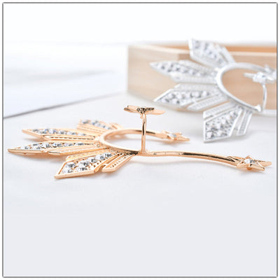 Diamond Five-pointed Star Right Ear Clip