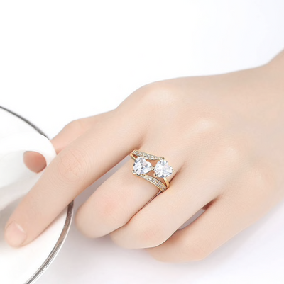 ¡®Two Hearts Become One¡¯ Ring