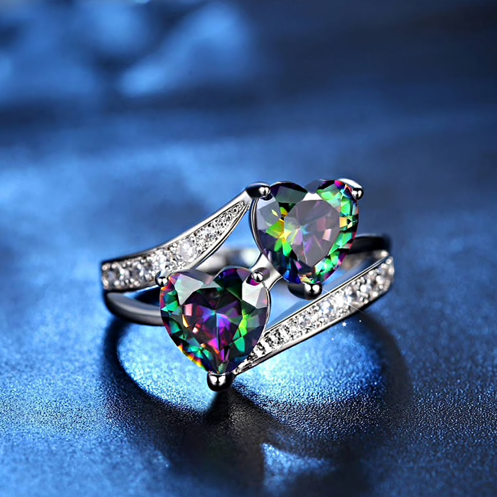 ¡®Two Hearts Become One¡¯ Ring