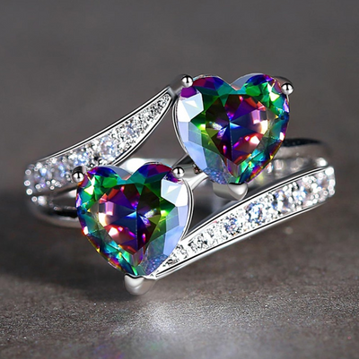 ¡®Two Hearts Become One¡¯ Ring