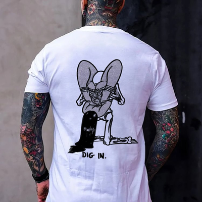 Trendy Men's Crew Neck Short-Sleeve T-Shirt