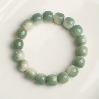 White jade bodhi bracelet