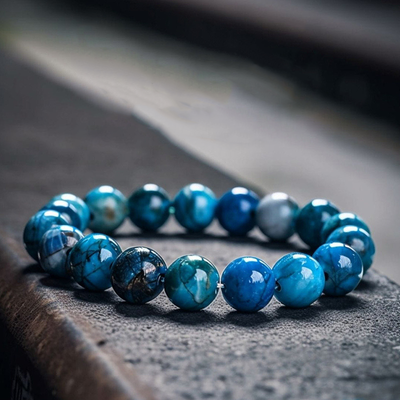 Yellow Tiger Eye Stone Agate Bracelet