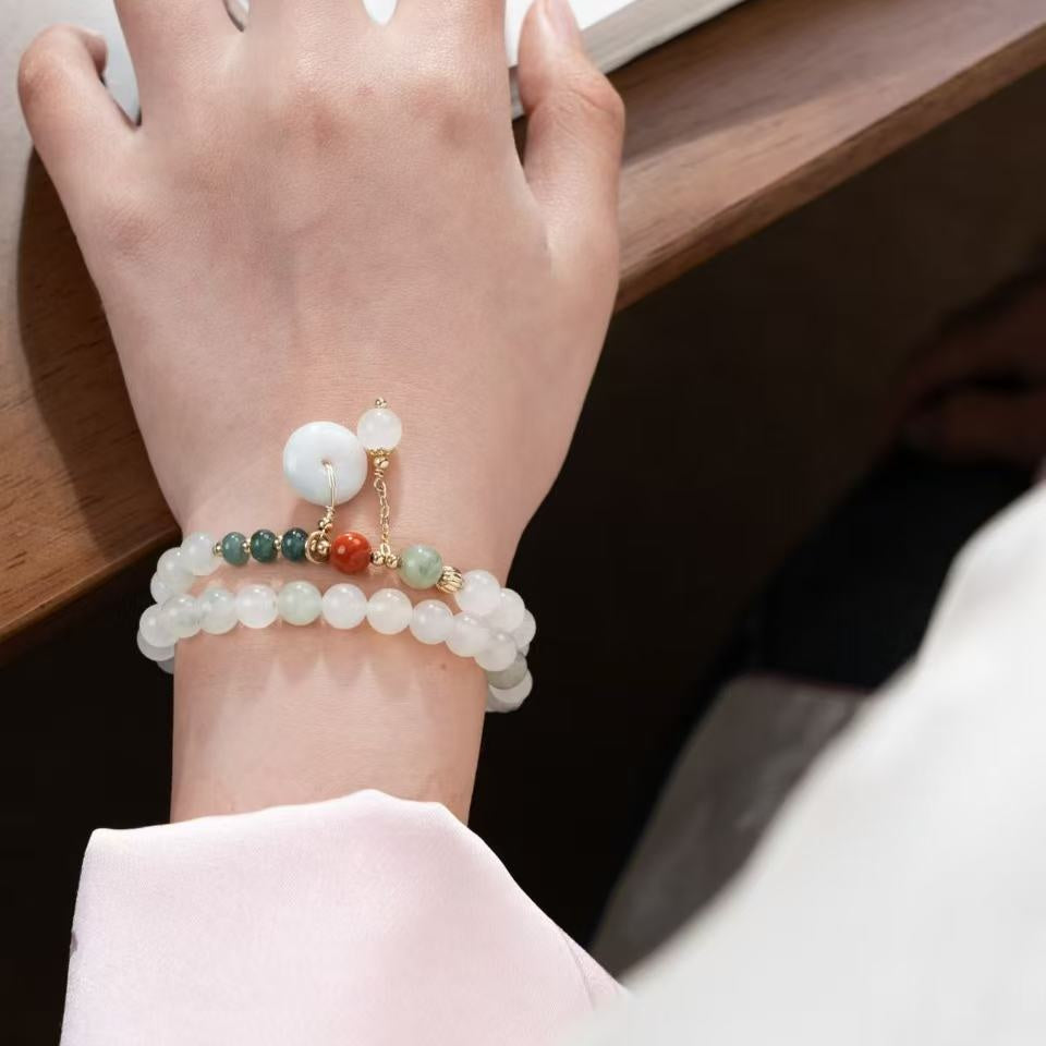 Snow Mountain • Jade Bracelet