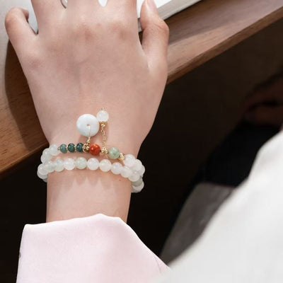 Snow Mountain • Jade Bracelet