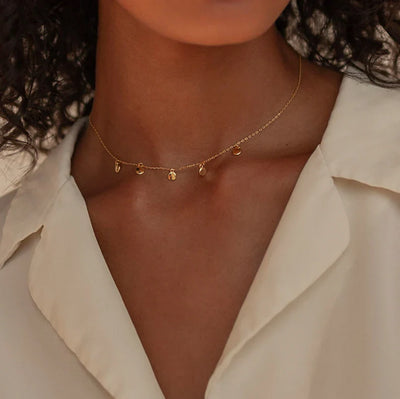 18K Gold Multi-Layer Tassel Necklace